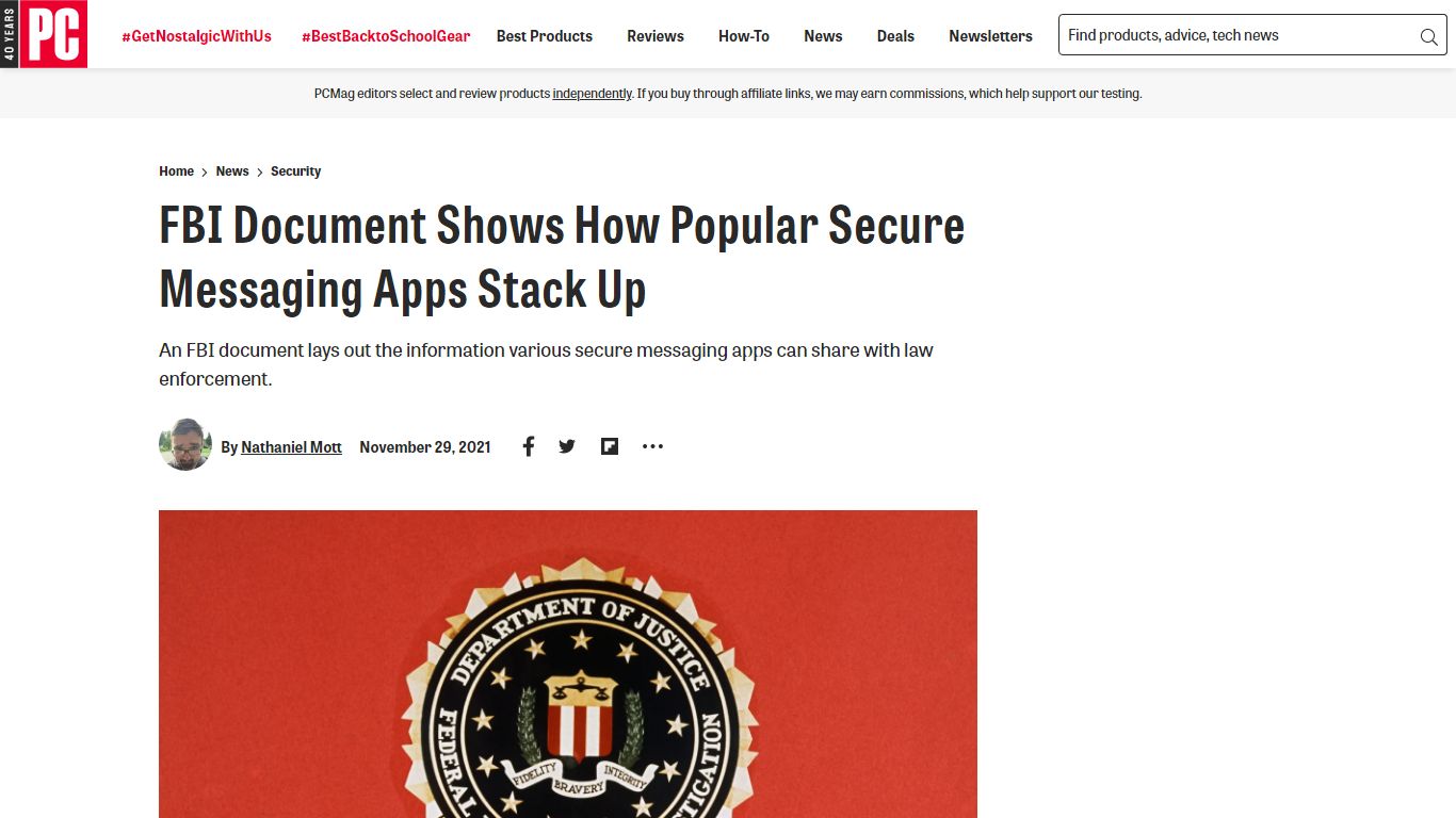 FBI Document Shows How Popular Secure Messaging Apps Stack Up